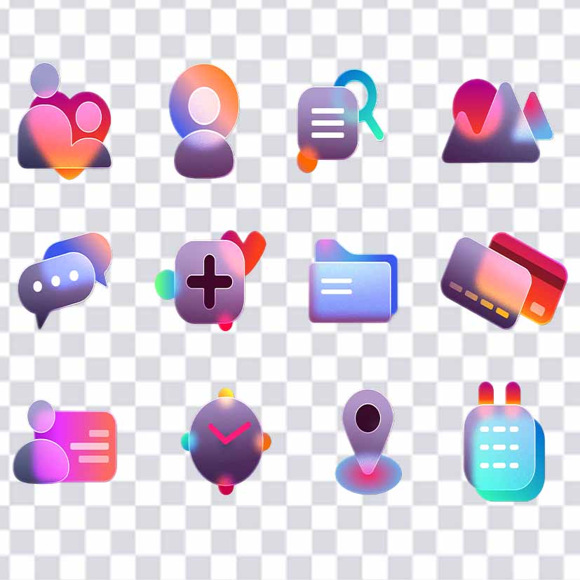 icons for website or mobile app