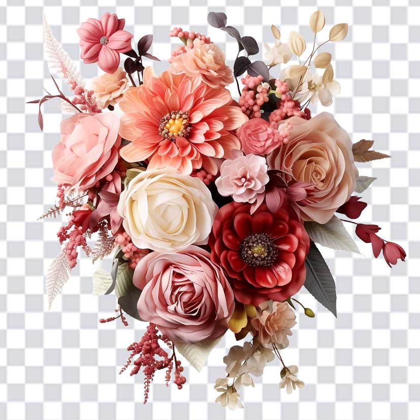 wedding bouquet featuring